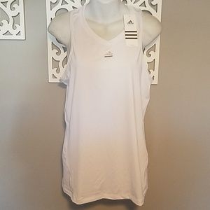 ADIDAS Performance White Tank Womens Size Med.